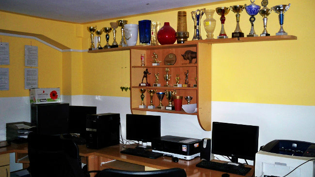 Zdjęcie pracowni komputerowej w ŚDS w kąkolówce